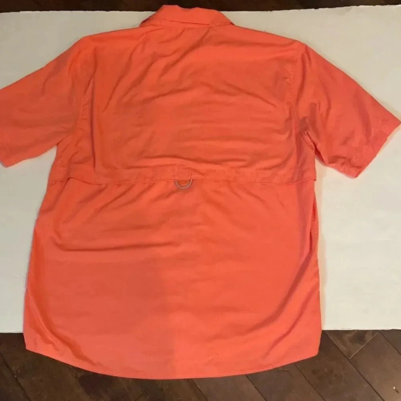 Field & Stream short sleeved button down fishing shirt Light orange Men’s L - Picture 10 of 12